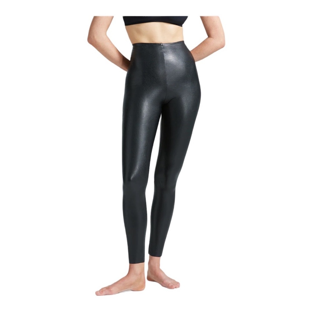 Commando Faux  Black Leather Leggings